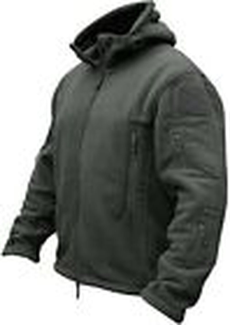 Men Casual Coat Tactical Recon Fleece Jacket Full Zip Army Hoodie Combat Hoody